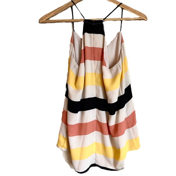 Express Striped V Neck Tank/Cami Top - Picture 3 of 9